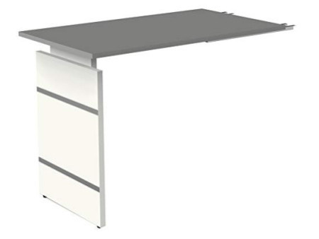 kerkmann Bureau avec piètement panneau Form 4, (L)1.800 mm