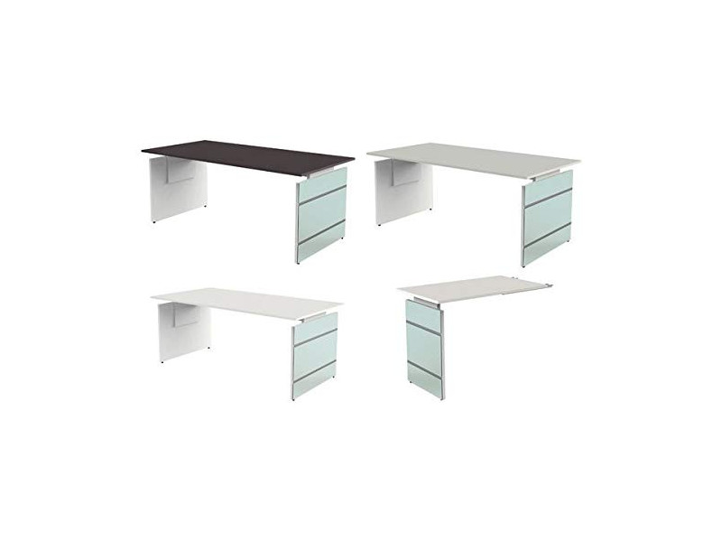 kerkmann Bureau avec piètement panneau AVETO, (L)1.800 mm