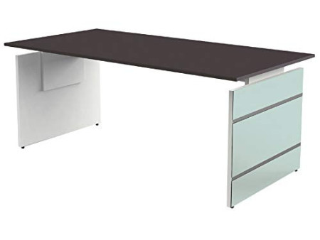 kerkmann Table annexe avec piètement panneau AVETO, blanc