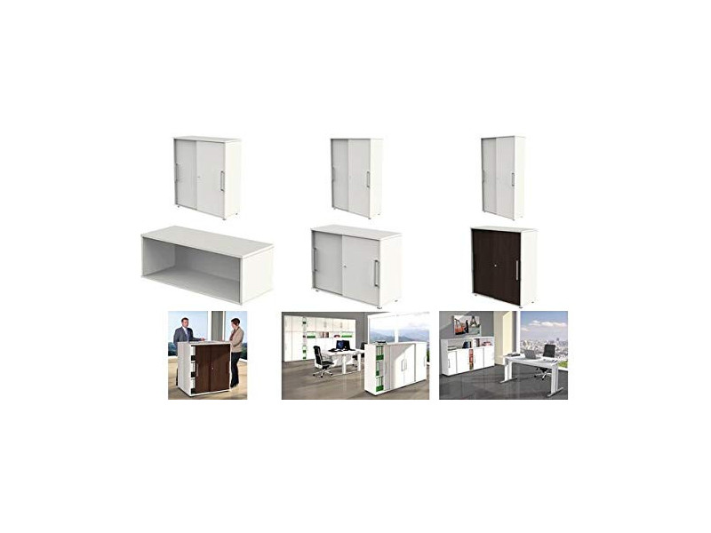 kerkmann Armoire à portes coulissantes Form 4, 2 hauteurs
