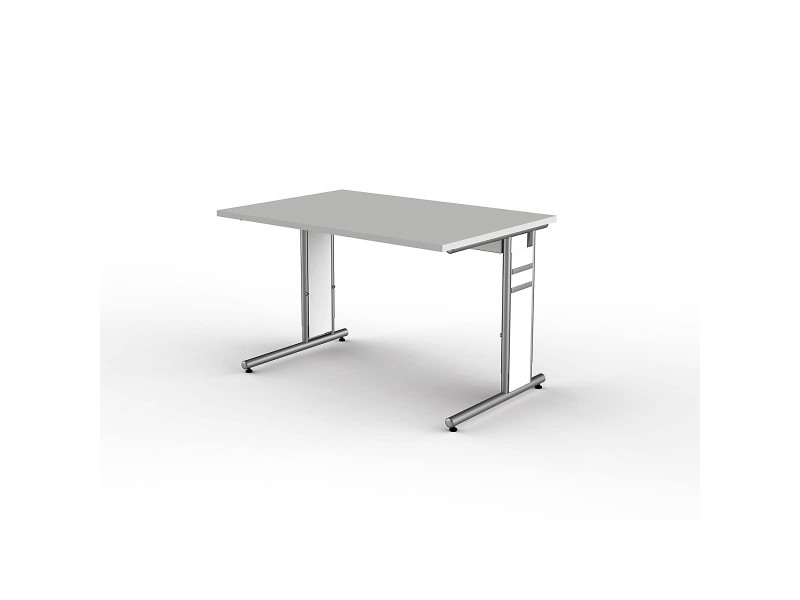 kerkmann Bureau Form 4, (L)1.200 mm, gris clair
