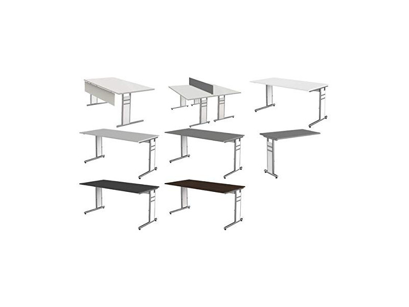 kerkmann Table d'appoint Form 4, (L)1.000 mm, gris clair