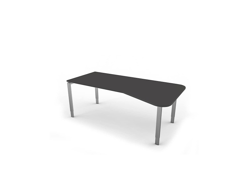 kerkmann Bureau pour ordinateur Form 5, support 4 pieds