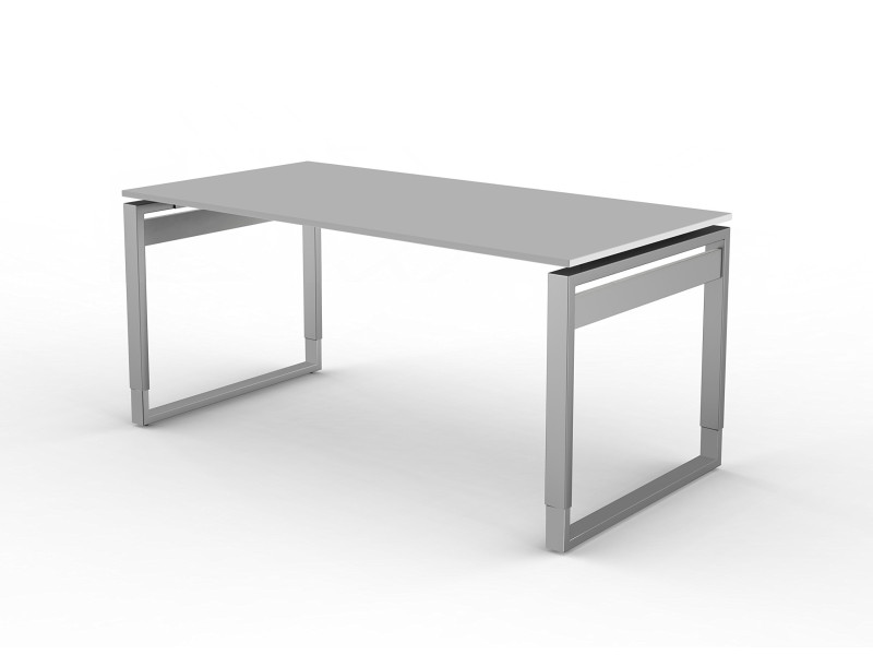 kerkmann Bureau Form 5, (L)1.600 x (P)800 mm, gris clair