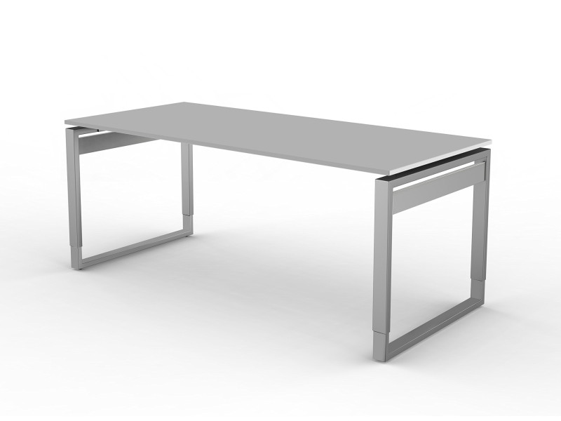 kerkmann Bureau Form 5, (L)1.800 x (P)800 mm, gris clair
