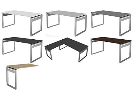 kerkmann Table annexe Form 5, piètement cadre, wengé