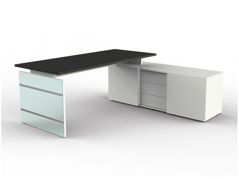 kerkmann Bureau complet LUGANO, anthracite