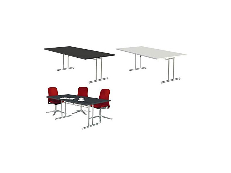 kerkmann Table de conférence ARTLINE, (L)2.000 mm, blanc
