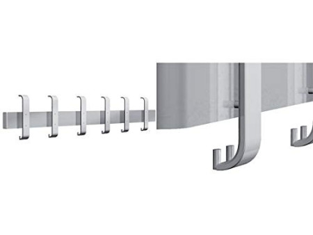 kerkmann Portemanteau mural de sécurité Arosa, gris argent
