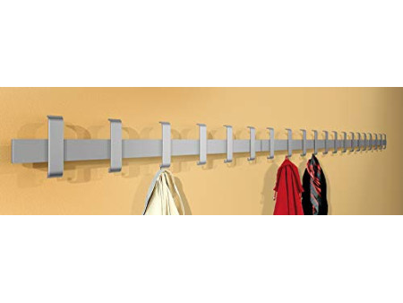 kerkmann Portemanteau mural de sécurité Arosa, gris argent