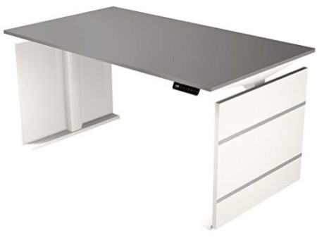 kerkmann Bureau assis-debout avec panneau Move 3, graphite