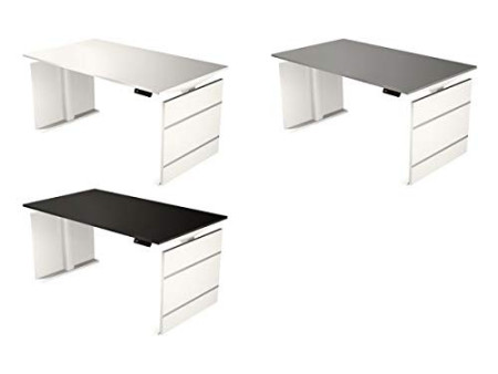 kerkmann Bureau assis-debout avec panneau Move 3, anthracite