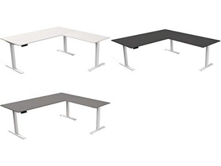 kerkmann Table de bureau assis-debout Move 3, blanc