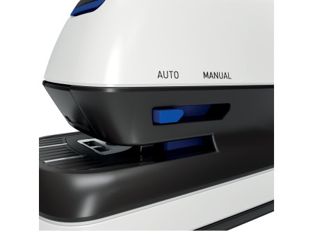 Rapid Agrafeuse électrique Optima GripE, blanc/gris/bleu