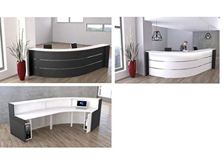 kerkmann Comptoir arrondi BARI, (L)3.320x(P)1.800 mm