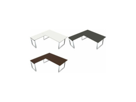 kerkmann Bureau AVETO avec extension, (L)1.800 mm, wengé