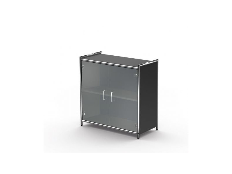 kerkmann Bahut ARTLINE, 2 hauteurs de classeur, anthracite