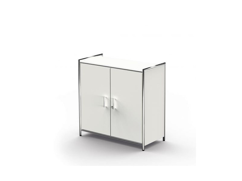 kerkmann Bahut ARTLINE, 2 hauteurs de classeur, blanc