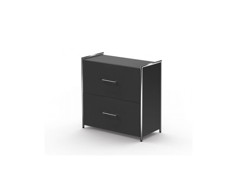 kerkmann Bahut ARTLINE, 2 hauteurs de classeur, anthracite