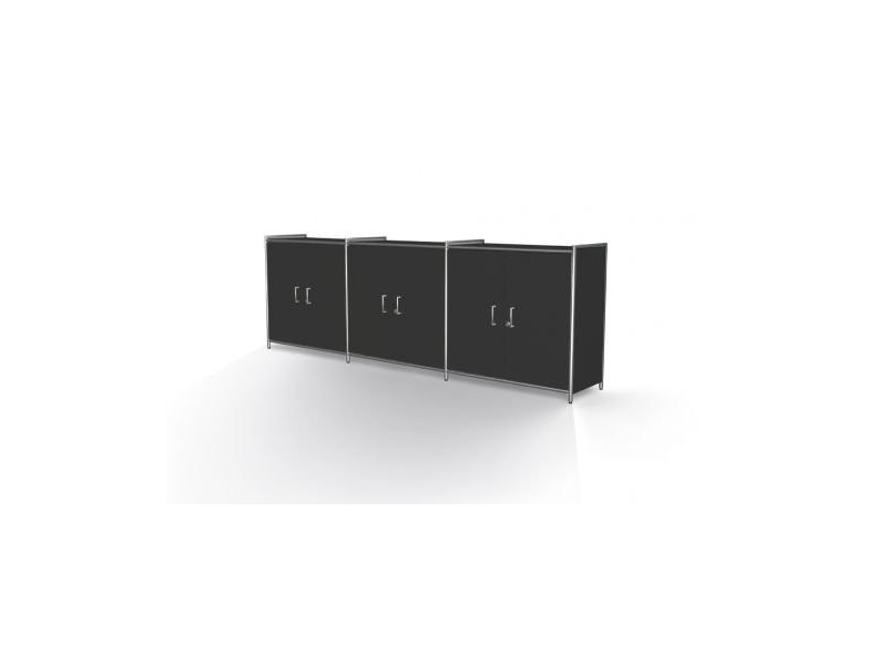 kerkmann Bahut ARTLINE, 2 hauteurs de classeur, anthracite