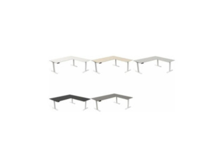 kerkmann Table de bureau assis-debout Move 3, avec élément