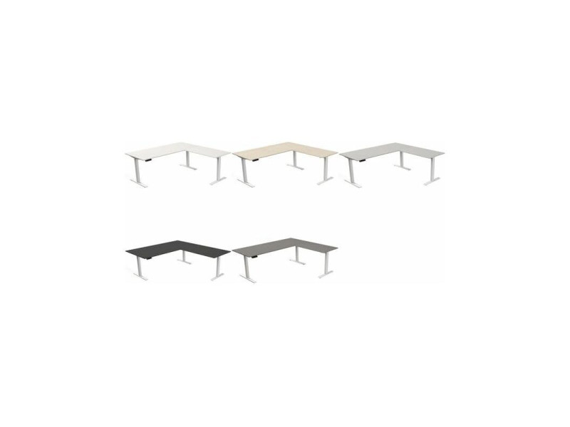 kerkmann Table de bureau assis-debout Move 3 avec élément
