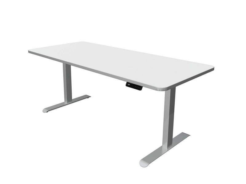 kerkmann Table de bureau assis-debout Move 3 Premium, blanc