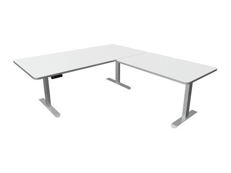 kerkmann Table de bureau assis-debout Move 3 Premium, blanc