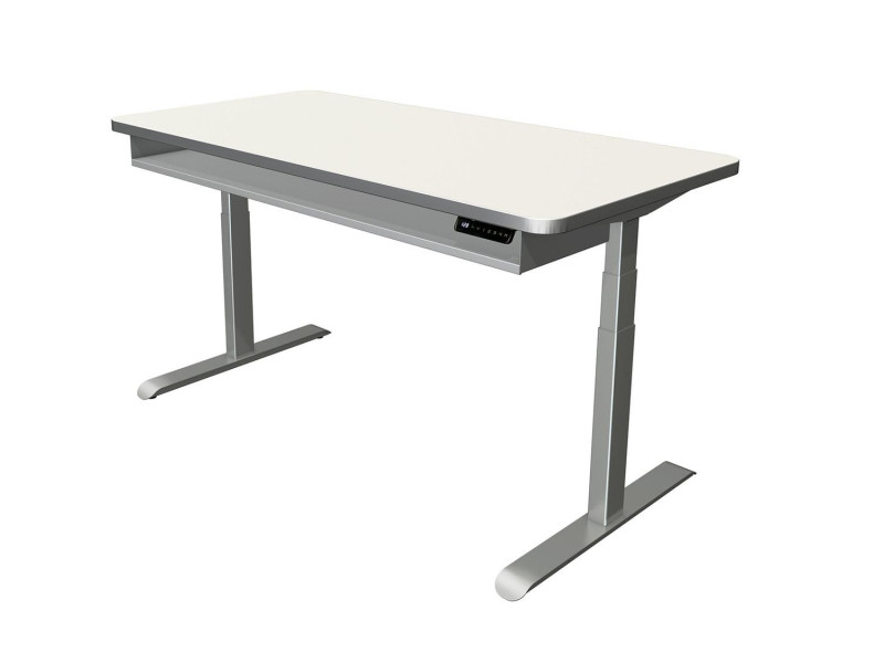 kerkmann Table de bureau assis-debout Move 4 Premium, blanc