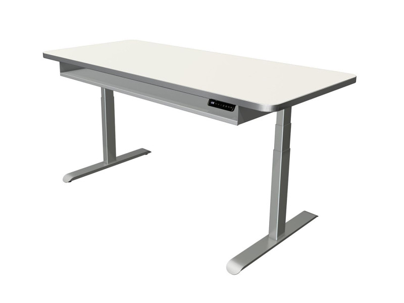kerkmann Table de bureau assis-debout Move 4 Premium, blanc