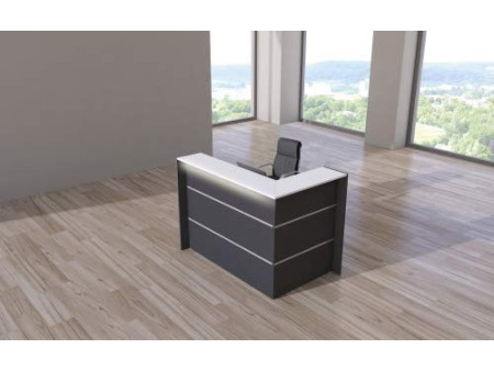 kerkmann Comptoir en L BARI, (L)1.500 x (P)950 mm,anthracite
