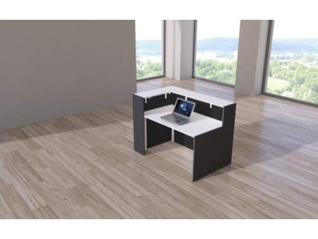 kerkmann Comptoir en L BARI, (L)1.500 x (P)950 mm,anthracite