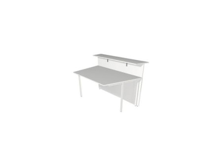 kerkmann Table annexe Atlantis 3, blanc/graphite