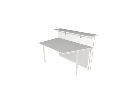 kerkmann Table annexe Atlantis 3, blanc/graphite