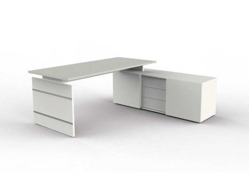 kerkmann Bureau complet Form 4, gris clair