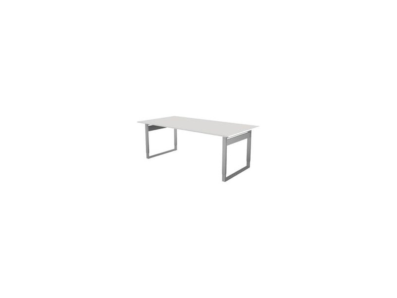 kerkmann Table de conférence Form 5, (L)2.000 mm, gris clair