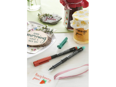 FABER-CASTELL Marqueur permanent MULTIMARK F, rouge