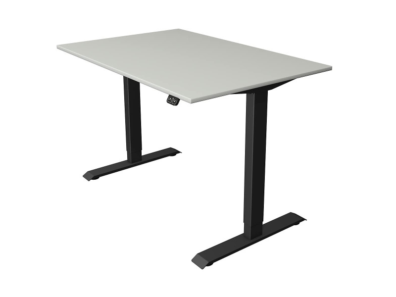 kerkmann Table de bureau assis-debout Move 1, gris clair