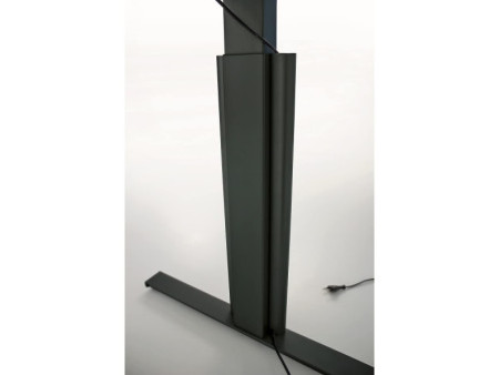 kerkmann Table de bureau assis-debout Move 3 elegant, blanc