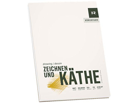 RÖMERTURM Bloc pour artistes 'DESSINER ET KÄTHE', A3
