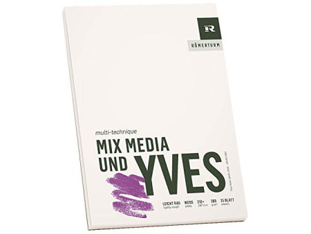 RÖMERTURM Bloc pour artistes 'MIX MEDIA UND YVES', A5