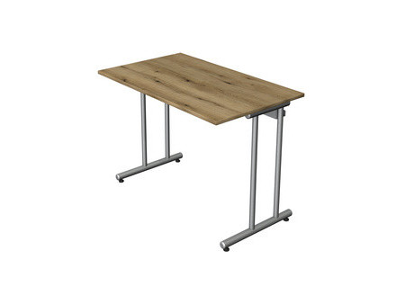 kerkmann Table de bureau Start Up, (L)1.600x(H)750 mm, gris