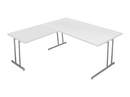 kerkmann Bureau Start Up avec extension, gris clair