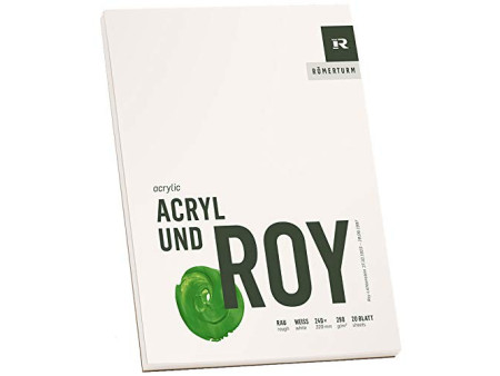 RÖMERTURM Bloc d'artiste 'ACRYL UND ROY', 240 x 320 mm