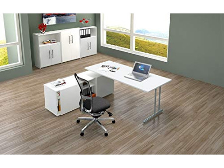 kerkmann Poste de travail complet Start Up, blanc