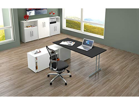 kerkmann Poste de travail complet Start Up, anthracite