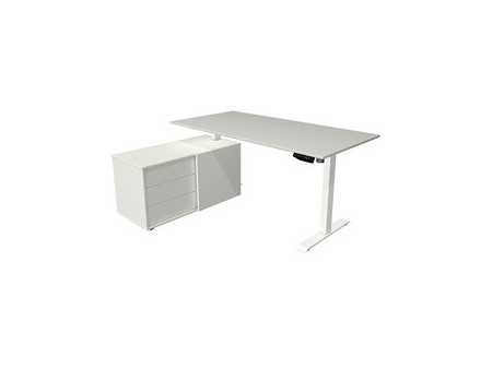 kerkmann Poste de travail complet Move 1, gris clair