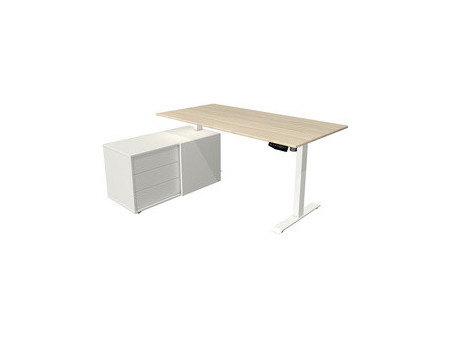 kerkmann Poste de travail complet Move 1, gris clair