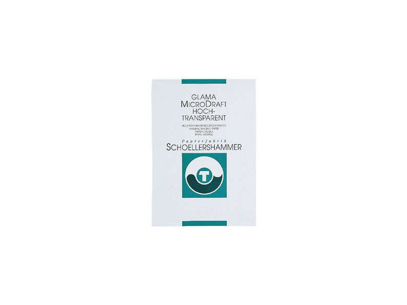 SCHÖLLERSHAMMER Bloc papier calque, A4, 80 g/m2