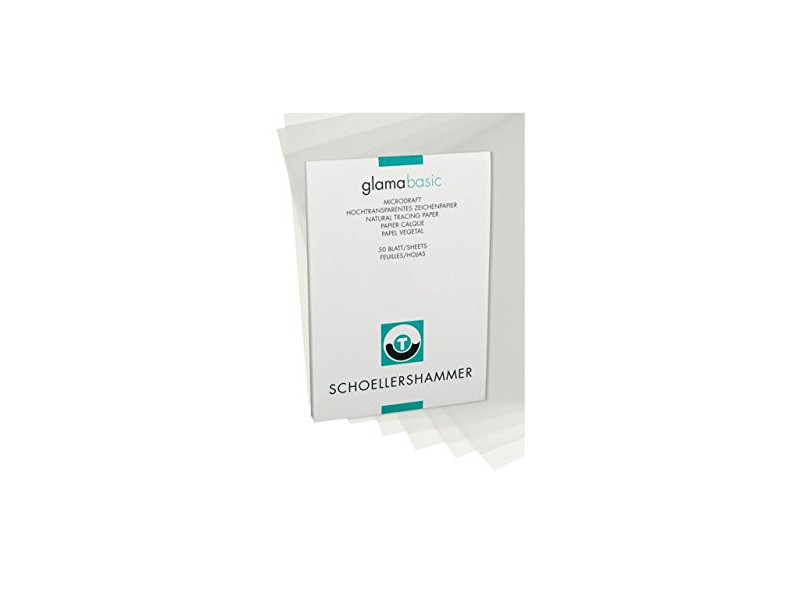SCHÖLLERSHAMMER Bloc papier calque, A3, 80 g/m2